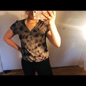 black tie dye t shirt